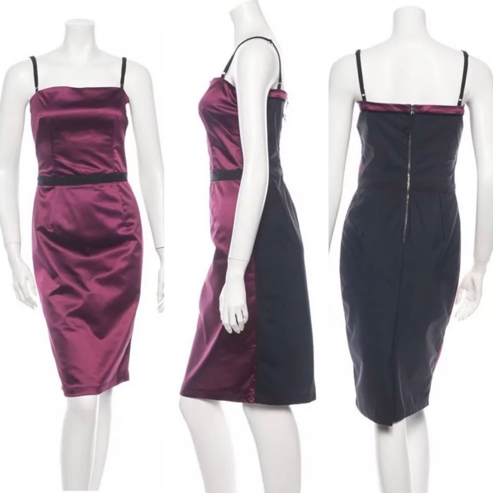 Violet&Black D&G sleeveless sexy women dress 40